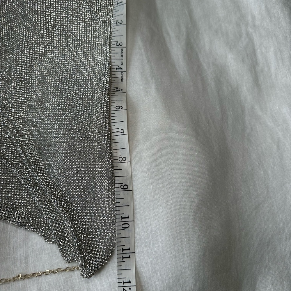 NWOT custom made Rhinestone crystal top in Silver - Picture 10 of 10